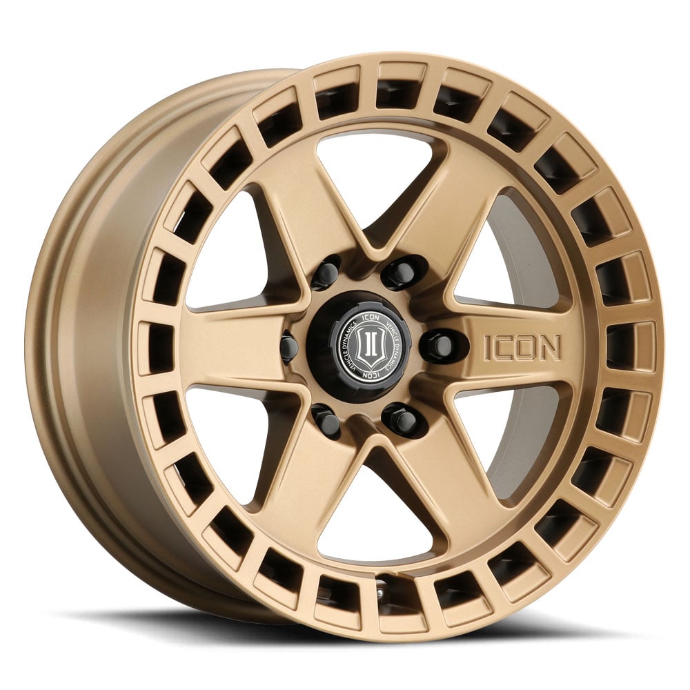 RAIDER Wheel, Size: 17 X 8.5", Bolt Pattern: 6 X 120 mm [Satin Bronze]