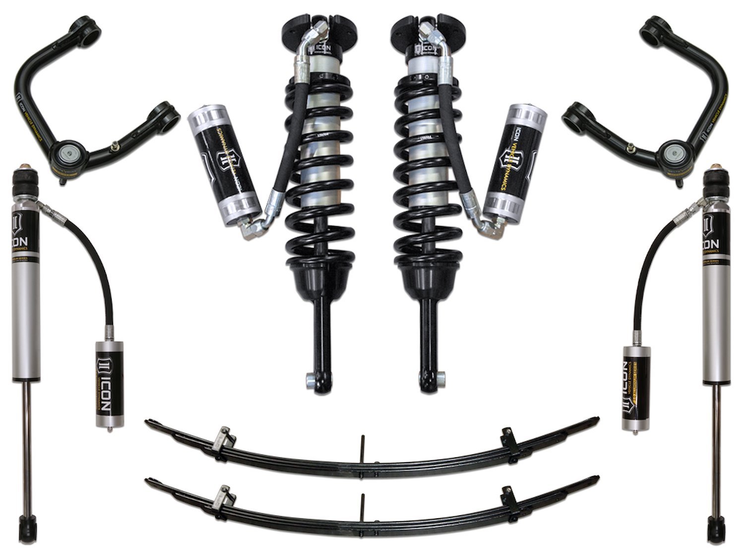 2005-2015 TACOMA 0-3.5 in. LIFT/16-UP 0-2.75 in. LIFT STAGE 4 SUSPENSION SYSTEM WITH TUBULAR UPPER CONTROL ARMS