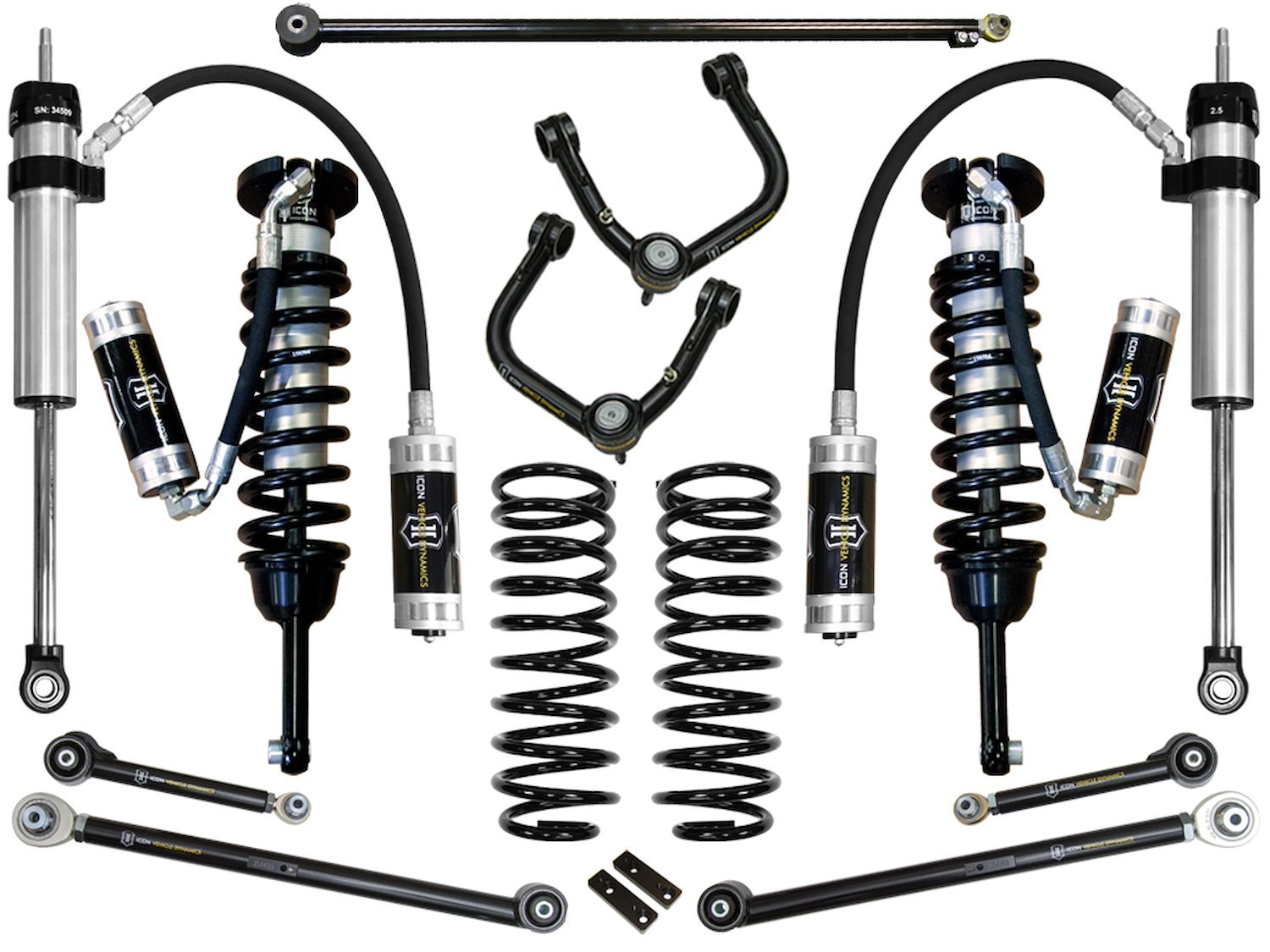 20210-UP 4RUNNER/2010-2014 FJ CRUISER 0-3.5 in. LIFT STAGE 6 SUSPENSION SYSTEM WITH TUBULAR UCA