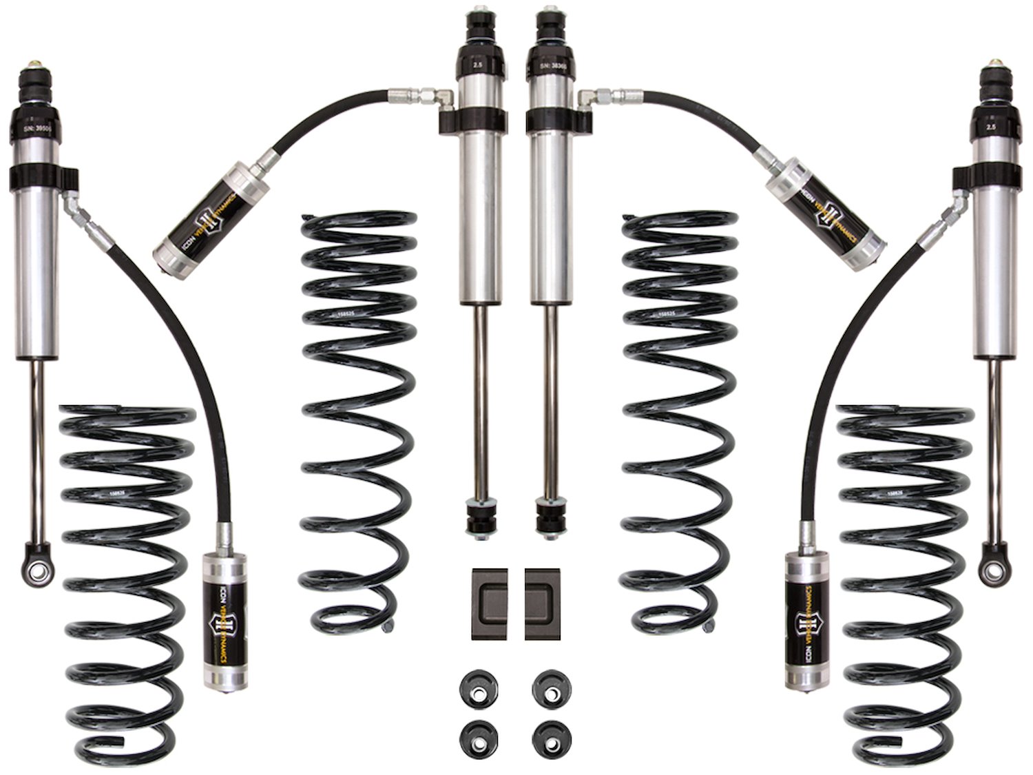 1991-1997 TOYOTA LAND CRUISER 80 SERIES 3 in. LIFT STAGE 2 SUSPENSION SYSTEM