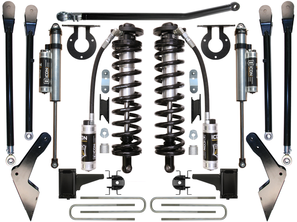 2008-2010 FORD F-250/F-350 4-5.5 in. LIFT STAGE 4 COILOVER CONVERSION SYSTEM