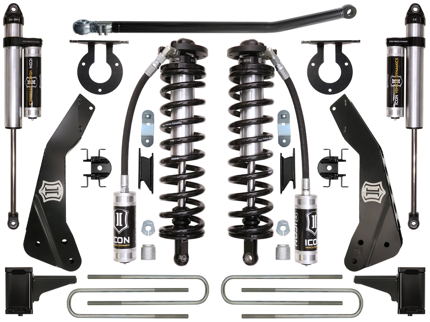 2011-2016 FORD F-250/F-350 4-5.5 in. LIFT STAGE 3 COILOVER CONVERSION SYSTEM