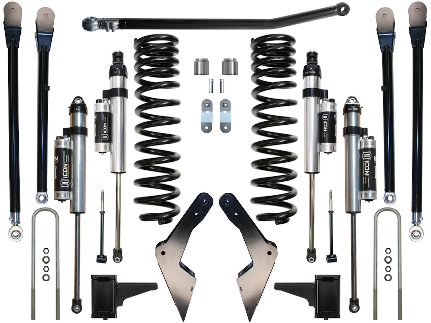 2005-2007 FORD F250/F350 4.5 in. LIFT STAGE 4 SUSPENSION SYSTEM