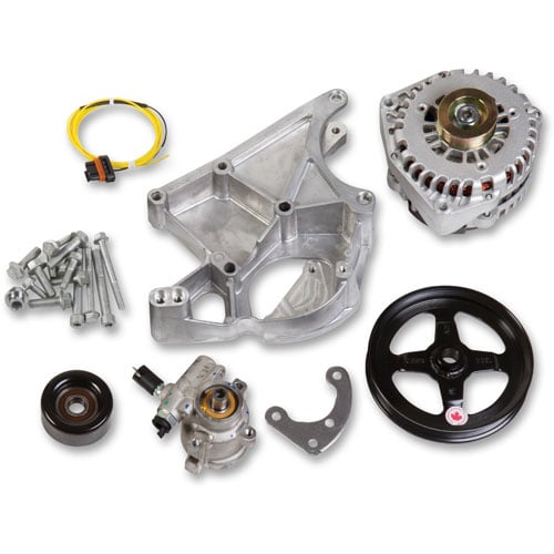 LS Alternator & Power Steering Accessory Drive Kit 130 Amp Alternator