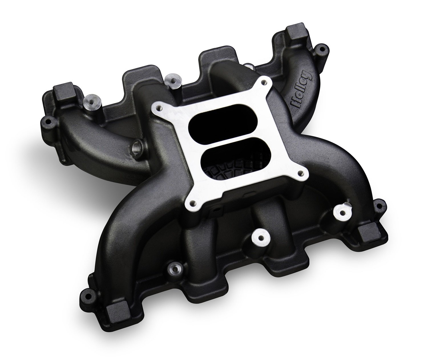 Holley 300-130BK: Dual Plane Mid-Rise Intake Manifold GM LS1/LS2/LS6  Cathedral Port JEGS