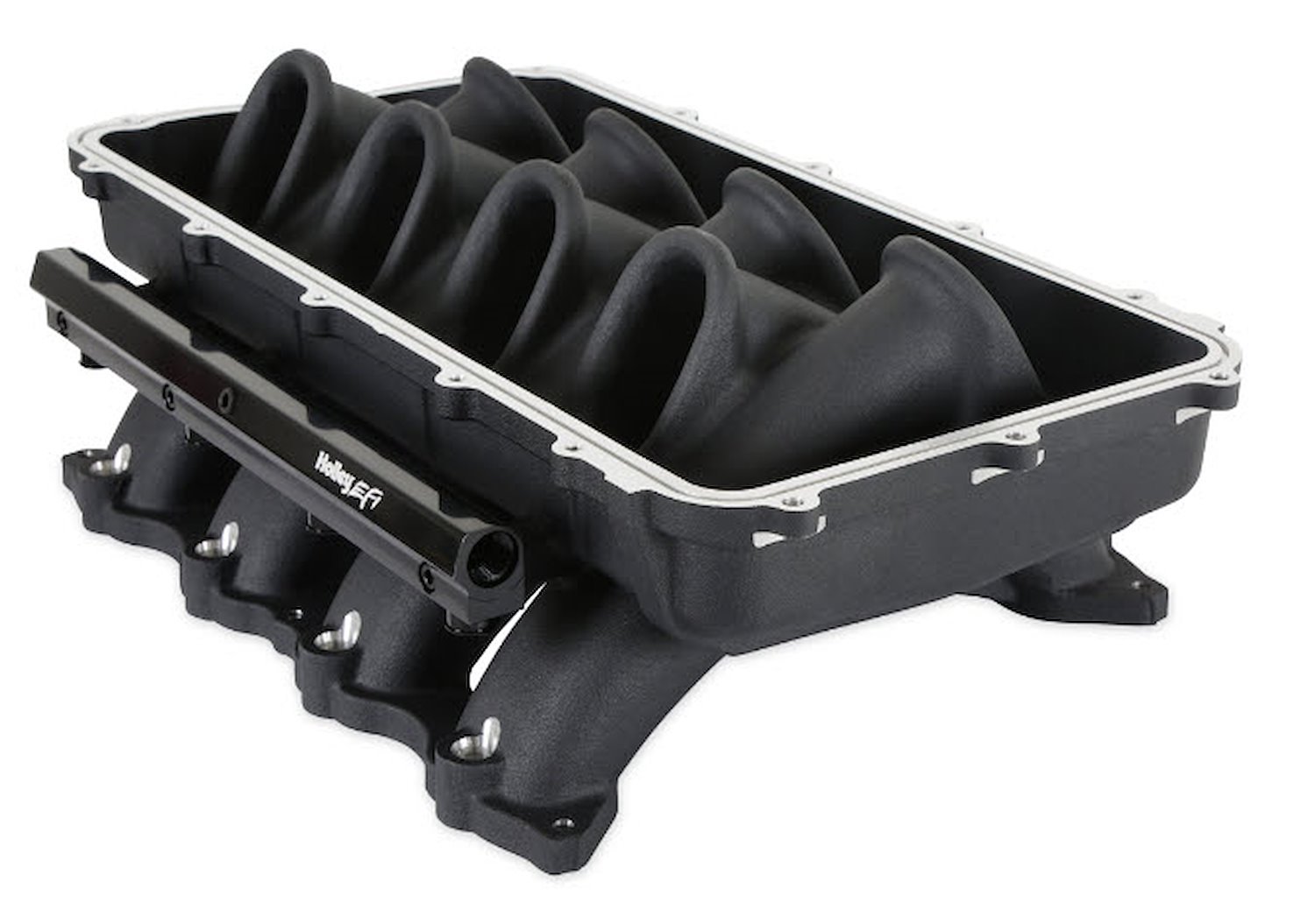 300-920BK Hi-Ram Modular Intake Manifold Base w/Fuel Rails for Ford Coyote Engines (Black)