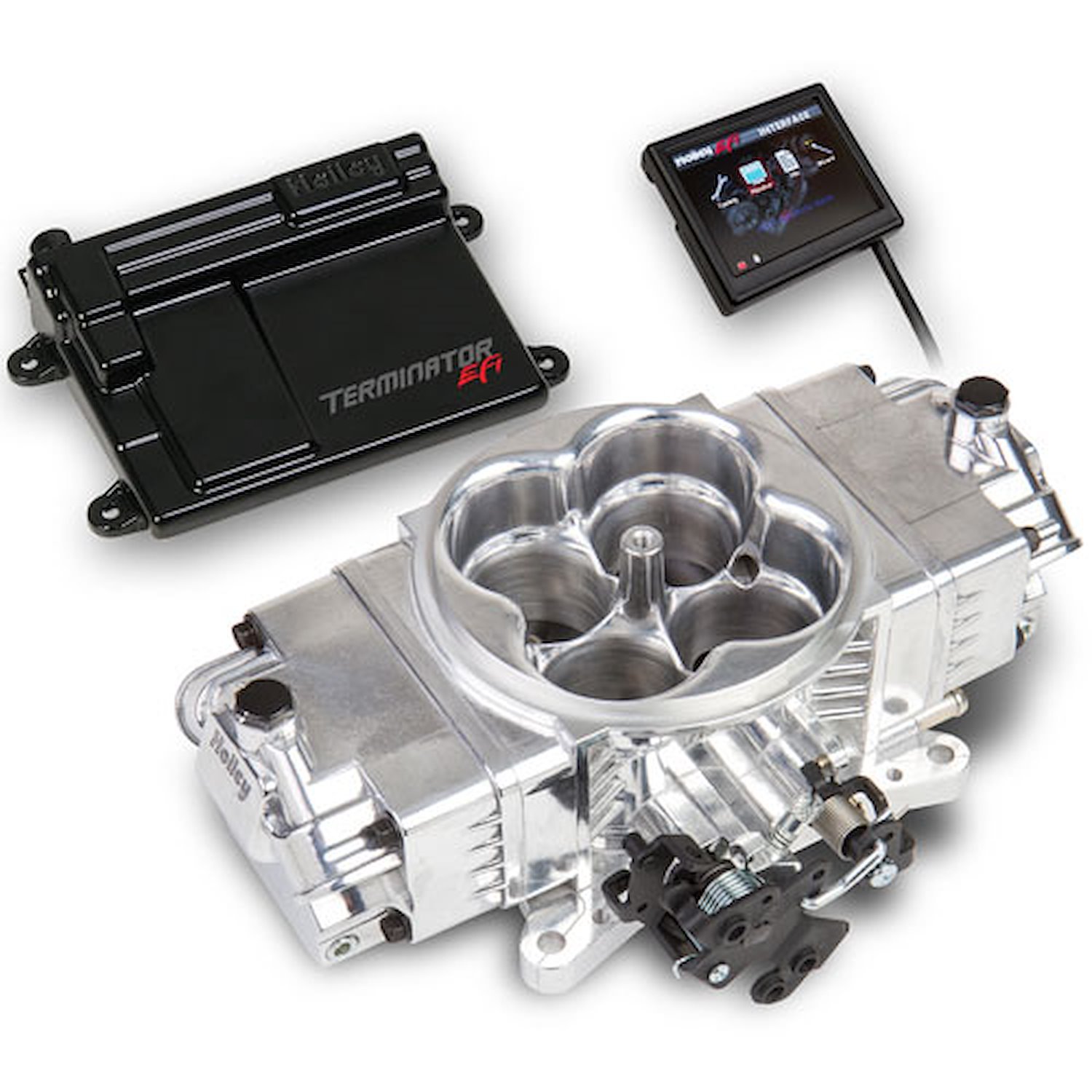Terminator Stealth EFI 4bbl Throttle Body Fuel Injection System Master Kit