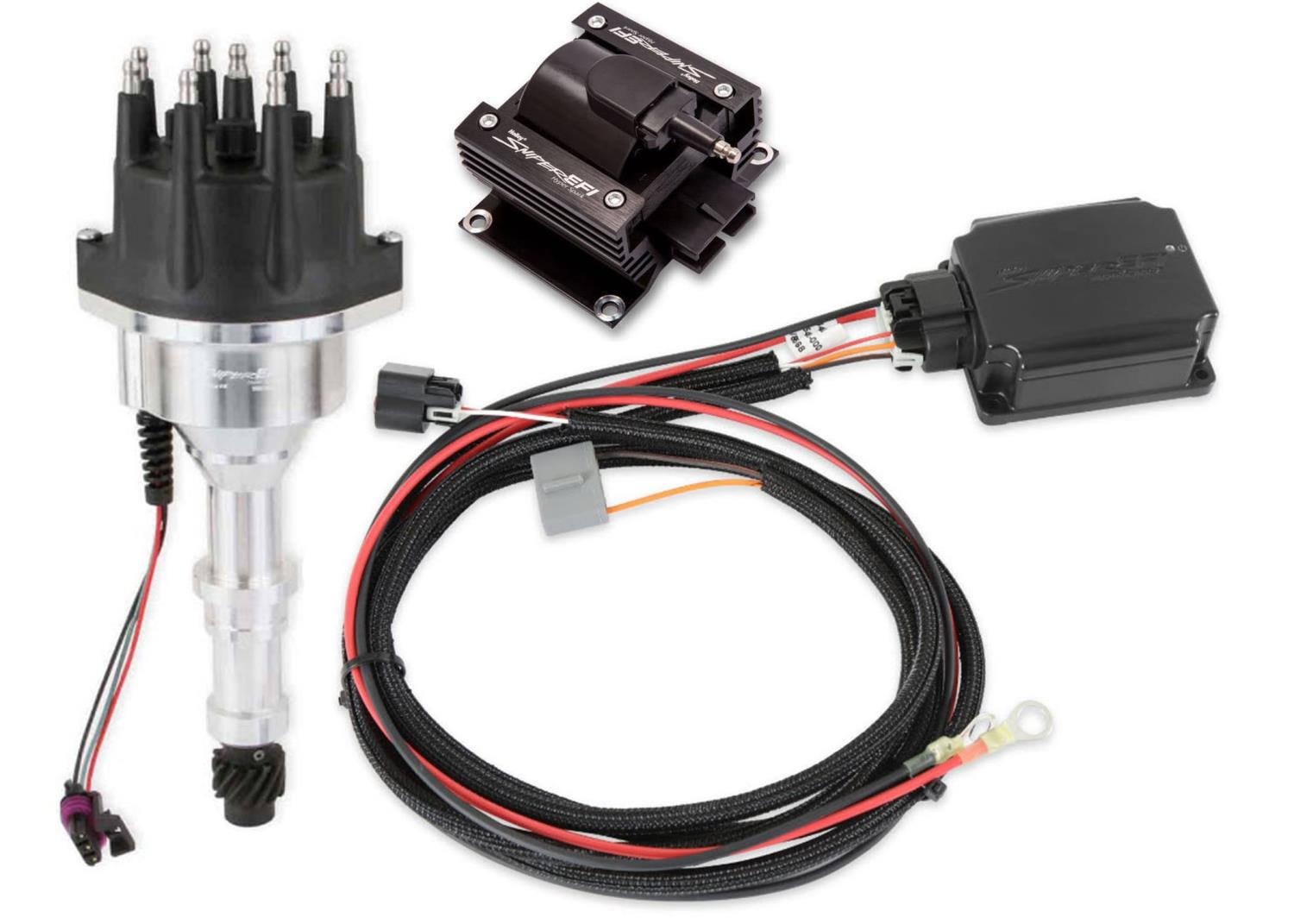 565-312 Sniper EFI HyperSpark Distributor Kit for Buick 400, 430, 455 ci. Engines (w/HyperSpark II Ignition Box)