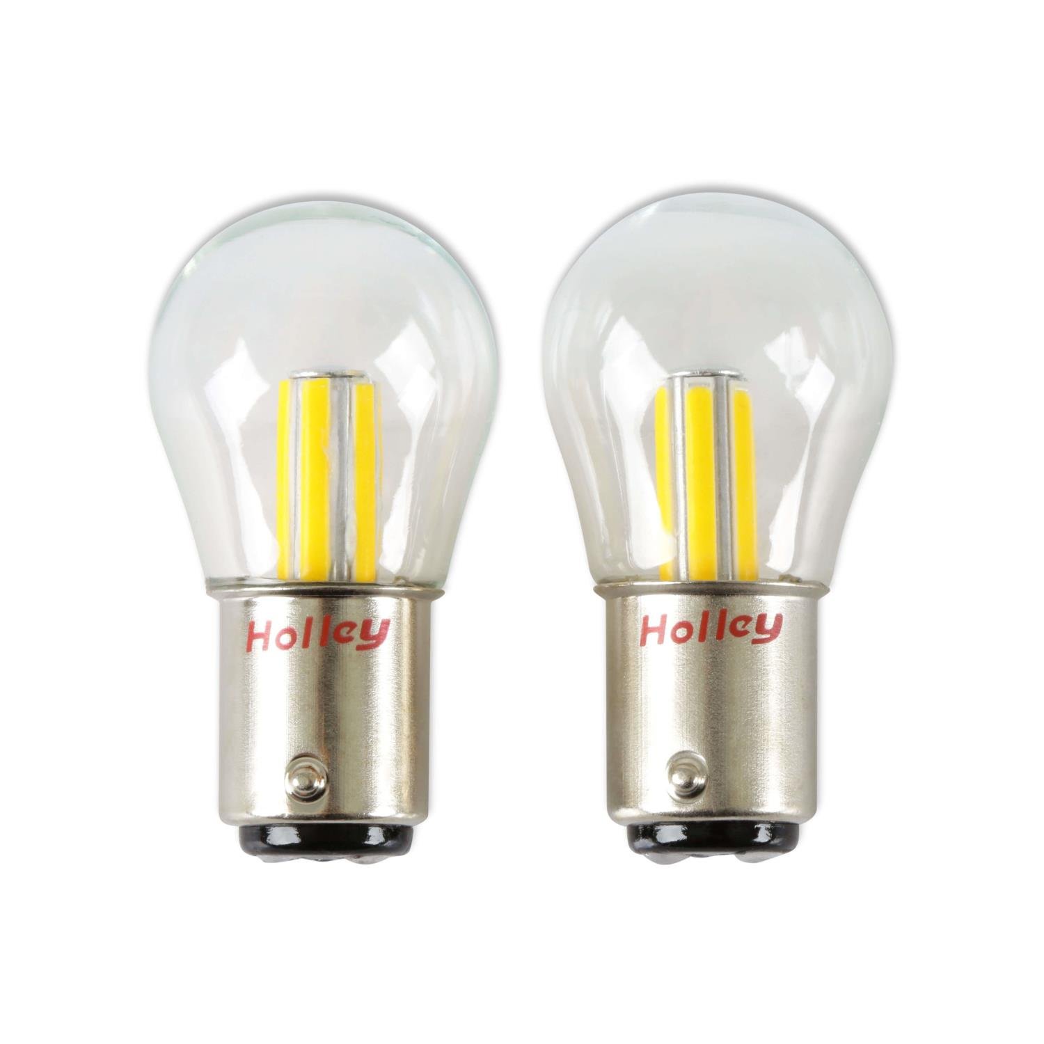 Holley HLED20: RetroBright LED Bulbs | Turn Signal / Parking Light | 1157  Replacement | Amber | Pair - JEGS