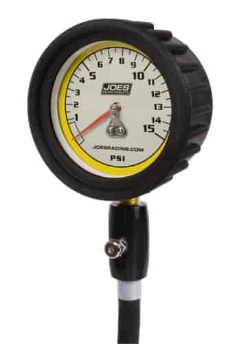 Pro Tire Pressure Gauge 0-15 PSI With Hold Valve