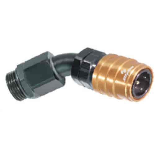 3000 Series Socket -6 AN 45° Male O-Ring