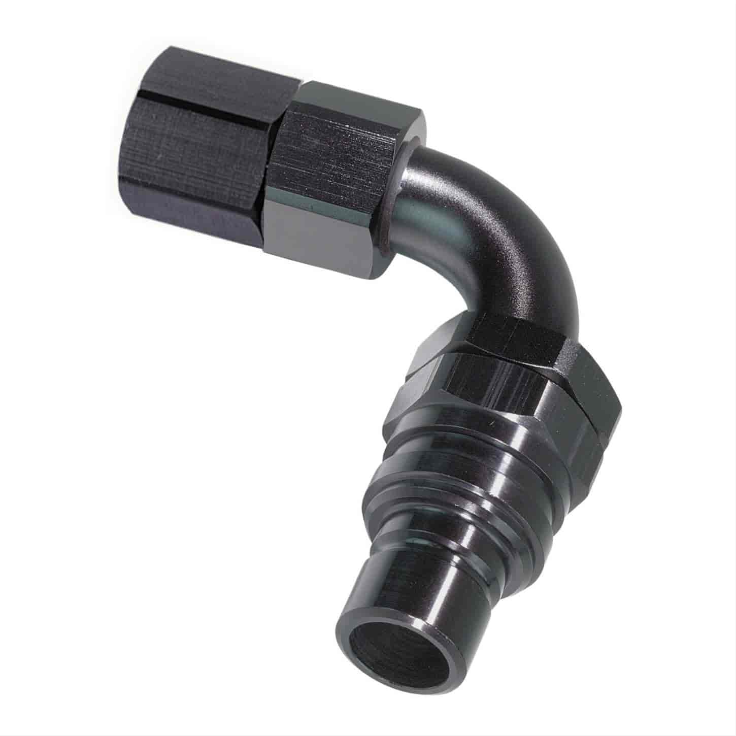 90DEG Elbow- Plug with -3 AN Female- Non-Valved EPDM Seals