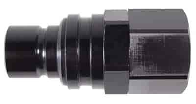 Plug -6 AN Female- Valved EPDM Seals