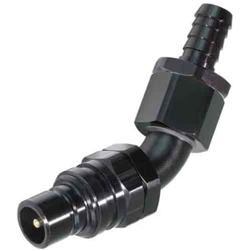 2000 Series Plug -4AN 45° Hose Barb End