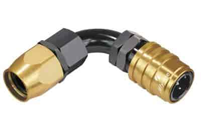 90DEG Elbow- Plug -10 AN Push Lock Hose End- Valved- Buna Seals