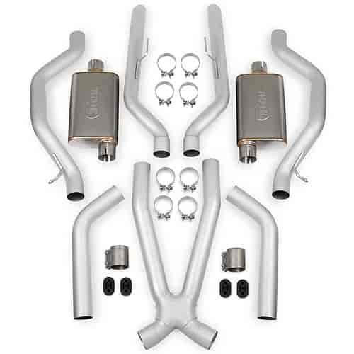 Header Back LS Swap Exhaust System w/Mufflers 1973-87 C10/20 2WD Pickup