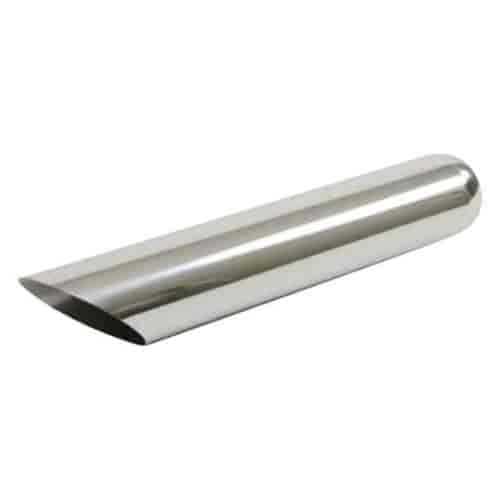 Chrome Exhaust Tip Angle Cut 3.5"