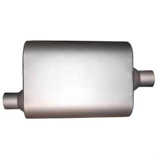 Quiet Tone Muffler 2" Inlet, 2" Outlet