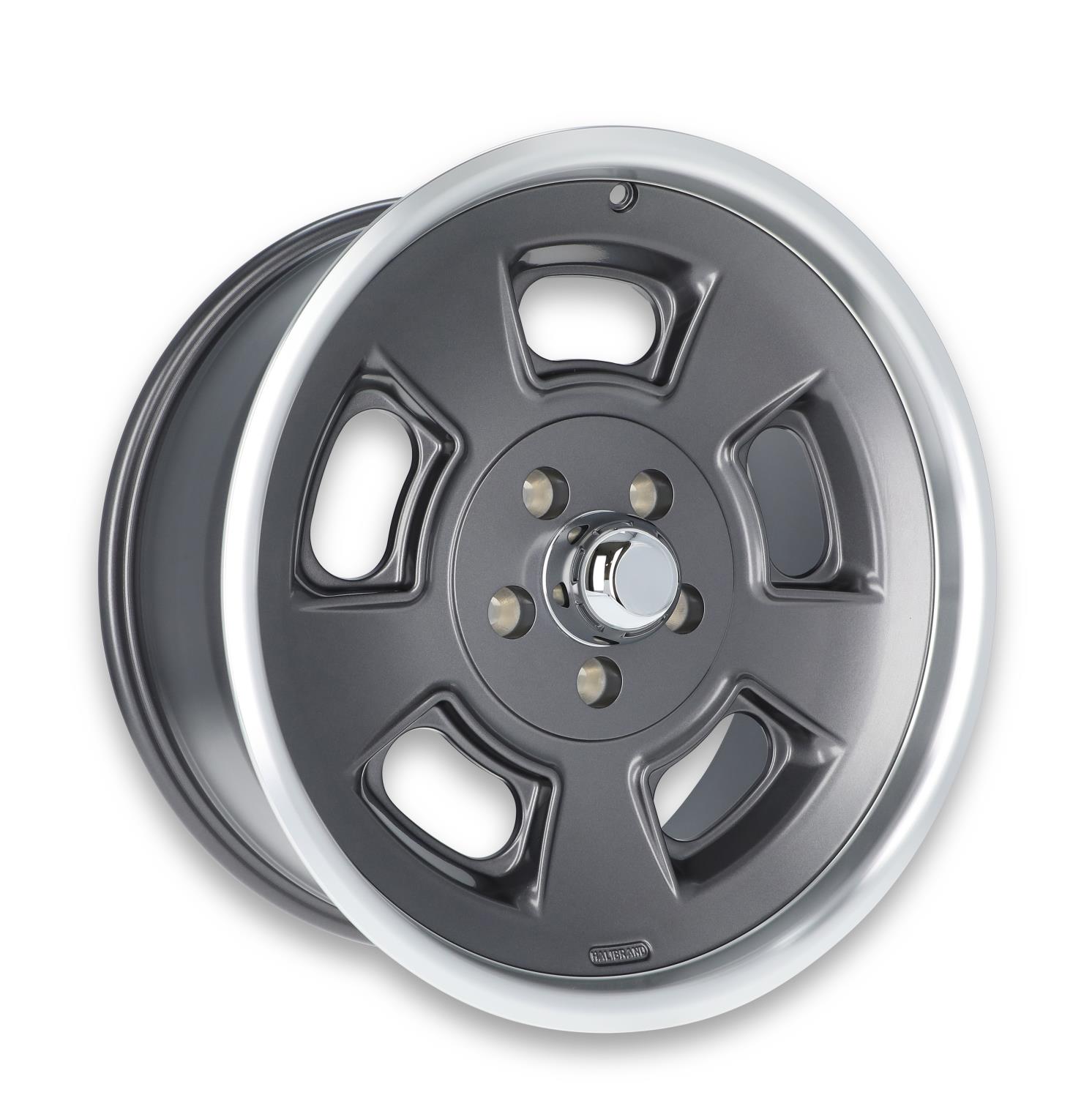 Sprint Front Wheel, Size: 19x8.5", Bolt Pattern: 5x5", Backspace: 5.25" [Anthracite with Machined Lip - Semi Gloss Clearcoat]