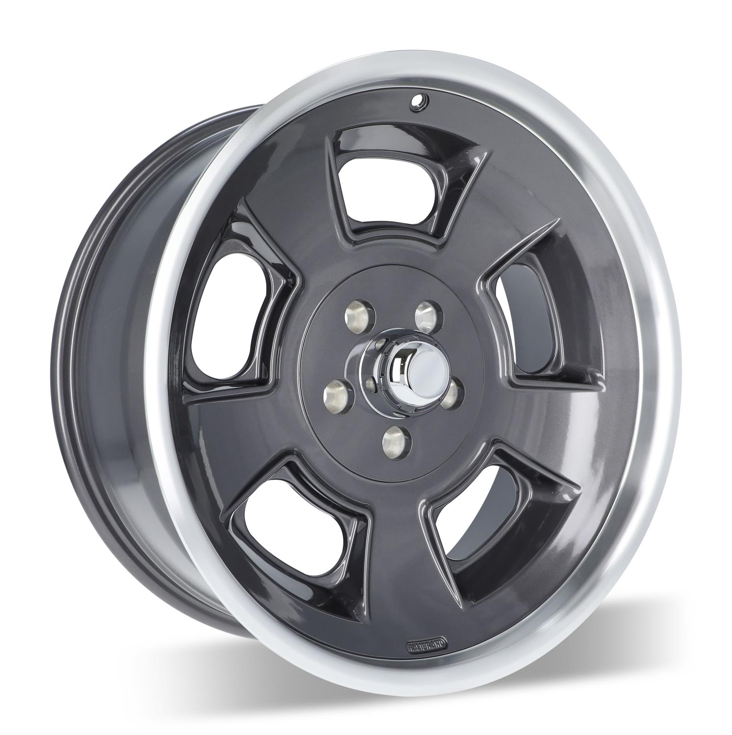 Sprint Front Wheel, Size: 20x8.5", Bolt Pattern: 5x5", Backspace: 4.5" [Anthracite with Machined Lip - Gloss Clearcoat]