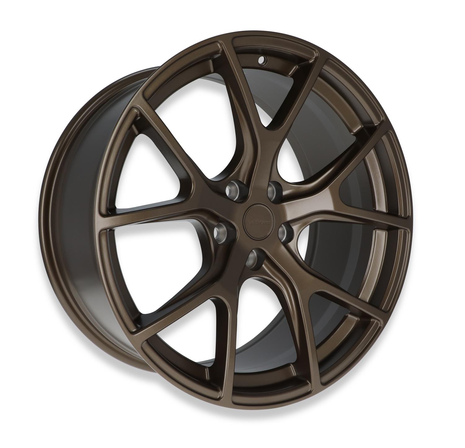 Split-Spoke Front Wheel, Size: 20x9.5", Bolt Pattern: 5x4.5", Backspace: 6.63" [Semi Gloss Bronze]
