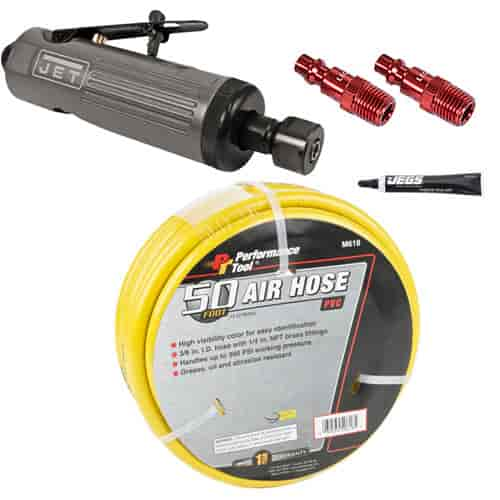 R6 1/4" Air Die Grinder Kit Includes: R6 1/4" Air Die Grinder