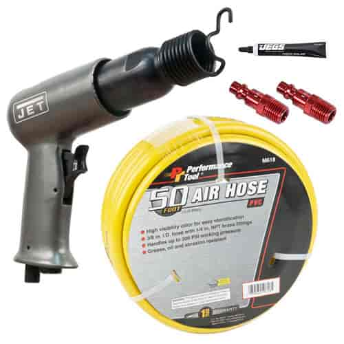 R6 2-5/8" Stroke Medium Air Hammer Kit Includes: R6 2-5/8" Stroke Medium Air Hammer