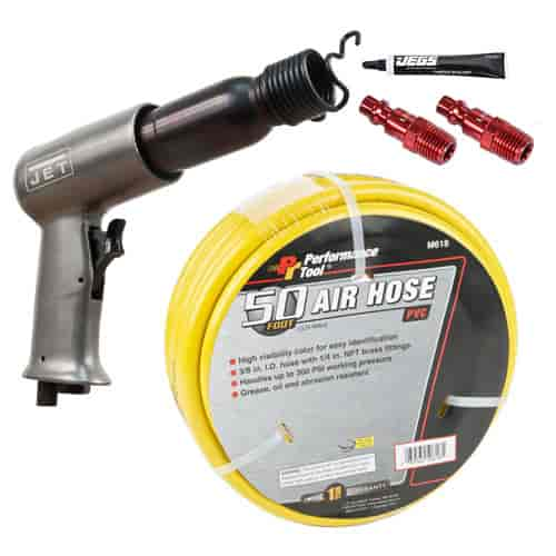 R6 3-5/8" Stroke Long Air Hammer Kit Includes: R6 3-5/8" Stroke Long Air Hammer