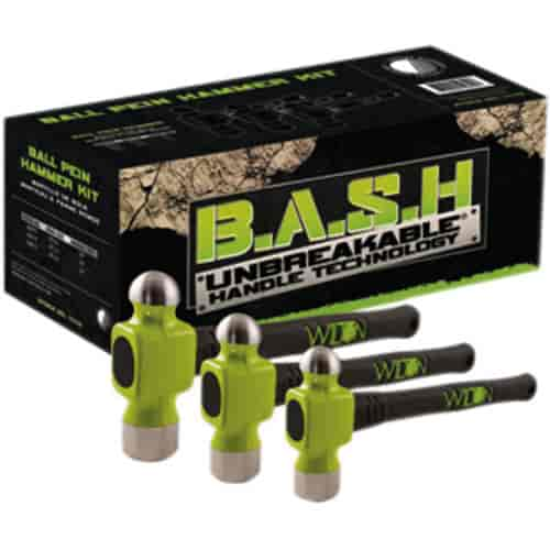 B.A.S.H 3 Piece Mechanics Hammer Kit Hammer Type: