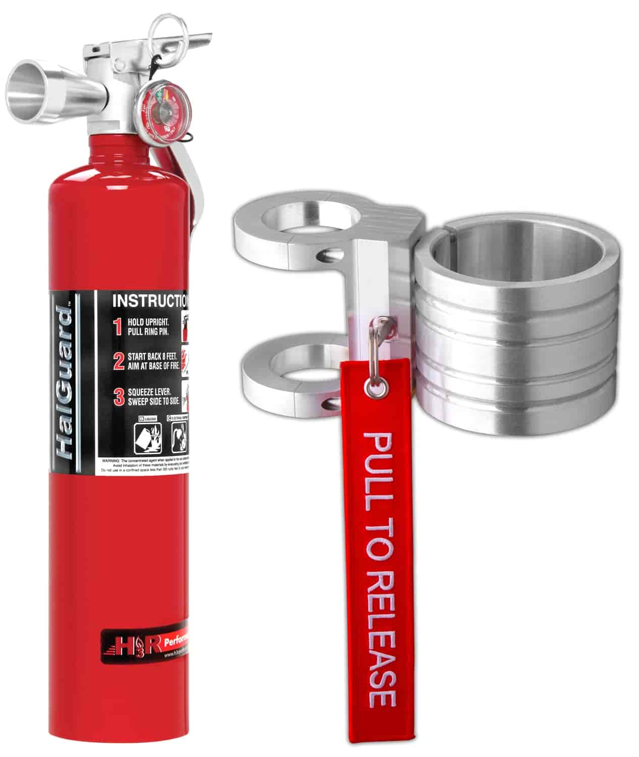 HalGuard Clean Agent Fire Extinguisher Red Kit