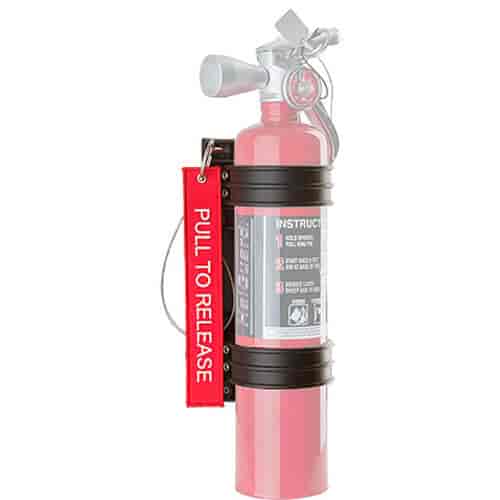 Quick Release Flat Surface Mount Bracket Fire Extinguisher Diameter: 3"