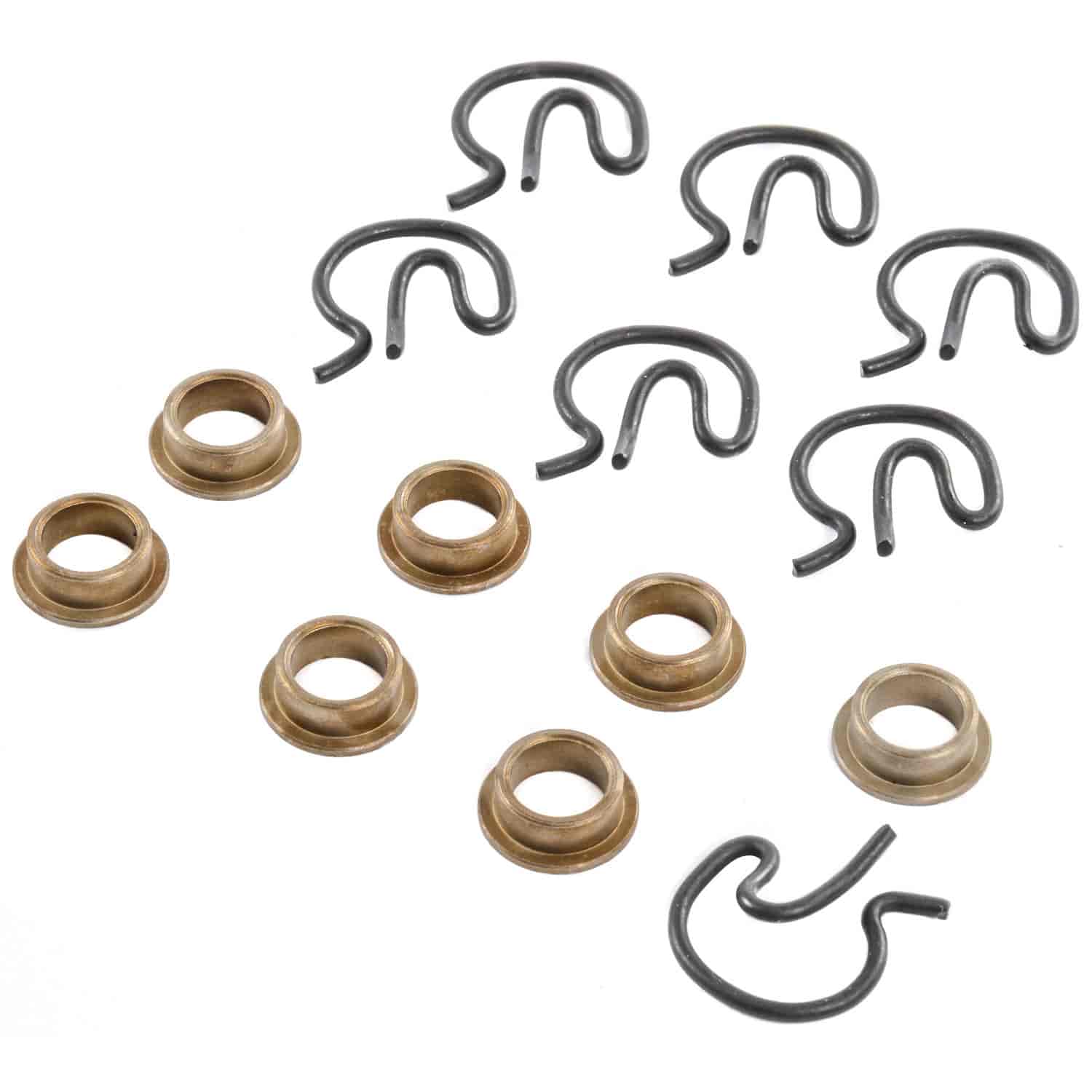 Steel Bushings and Spring Clips 3, 4, &