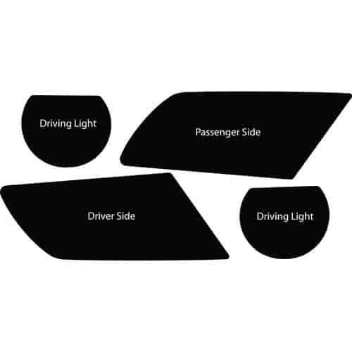 Husky Shield Headlight Guard 2005-14 Mustang GT