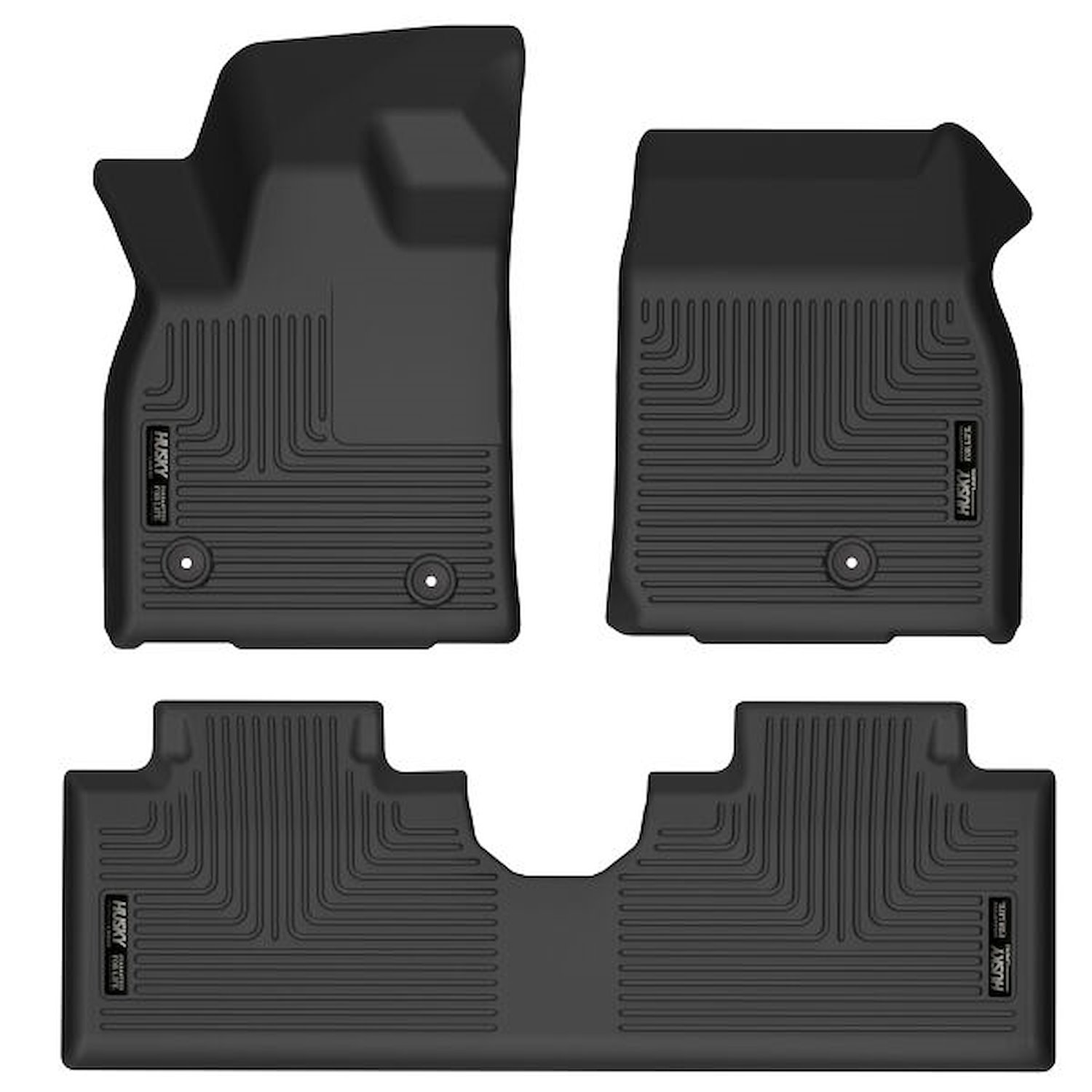WeatherBeater Front and Rear Floor Liner Set fits Select Late-Model Ford Mustang Mach-E