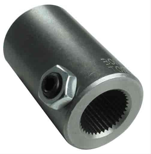 Steering Coupler Steel 13/16-36 X 1 in Smooth Bore