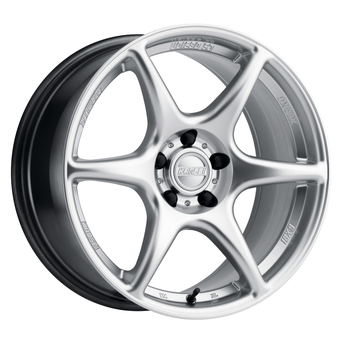 K11S TANDEM Wheel, Size: 17" x 9", Bolt Pattern: 5 x 114.300 mm, Backspace: 6.38" [Finish: Hyper Silver]