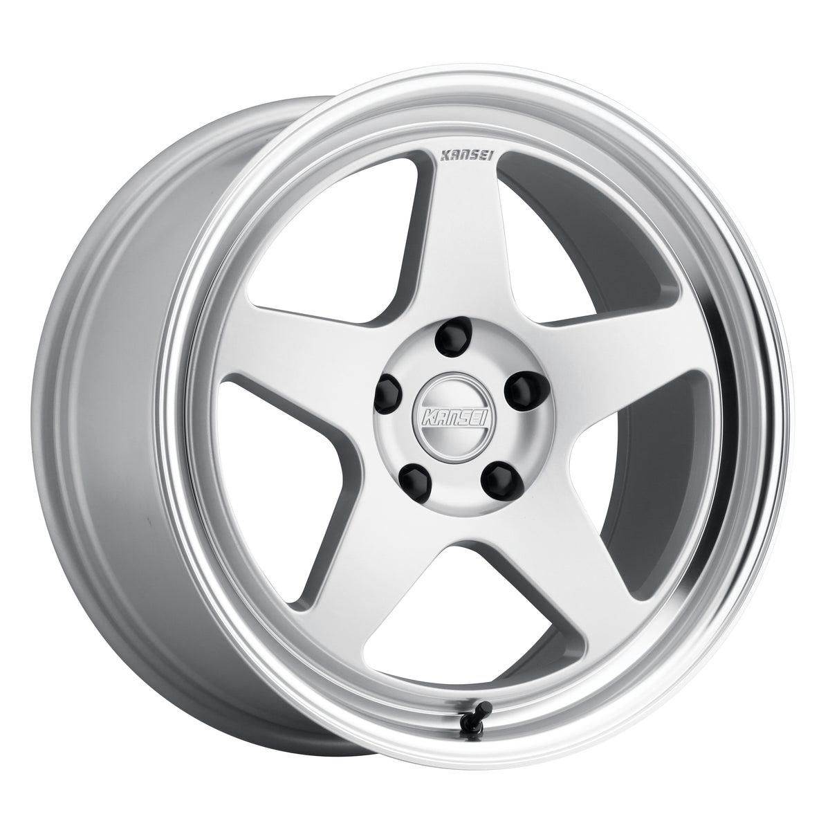 K12H KNP Wheel, Size: 18" x 8.50", Bolt Pattern: 5 x 108 mm, Backspace: 6.13" [Finish: Hyper Silver]