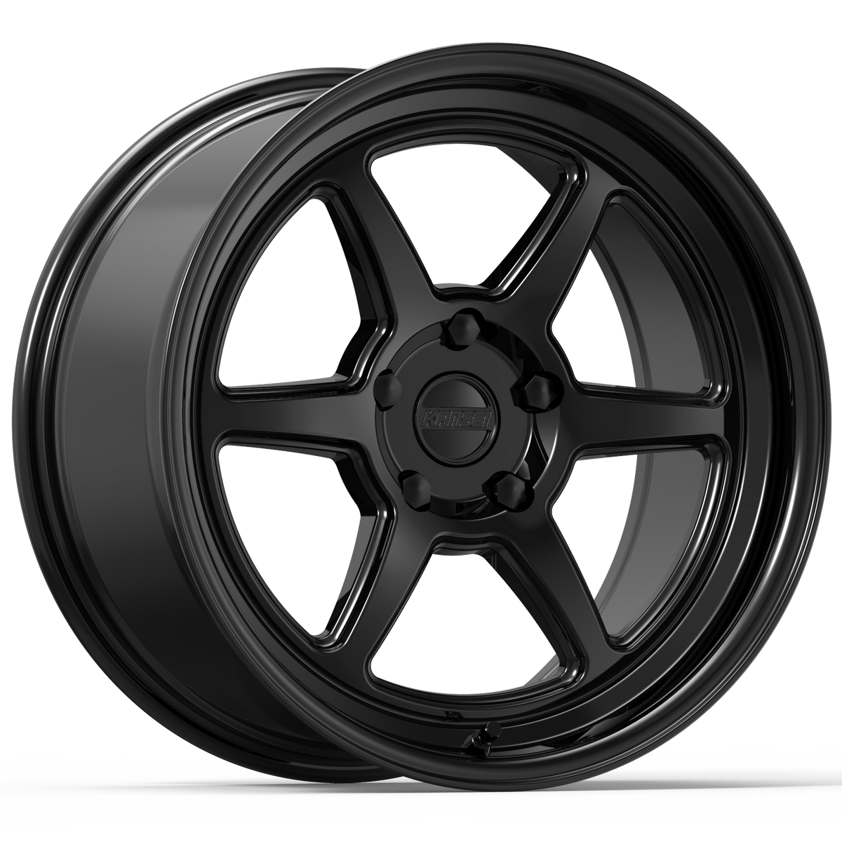 K14B ROKU Wheel, Size: 18" x 10.50", Bolt Pattern: 5 x 114.300 mm, Backspace: 6.22" [Finish: Gloss Black]