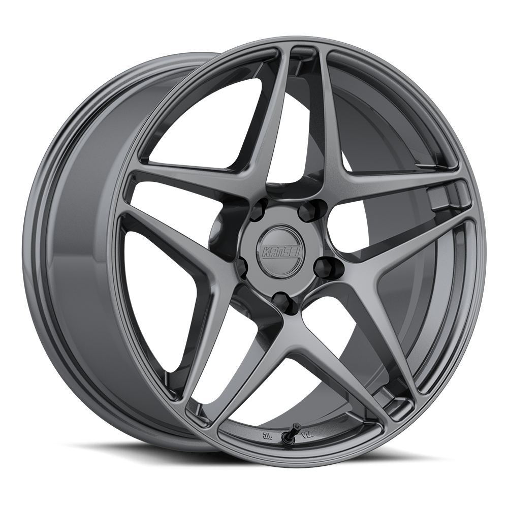 K15G ASTRO Wheel, Size: 18" x 9", Bolt Pattern: 5 x 114.300 mm, Backspace: 5.87" [Finish: Gunmetal]