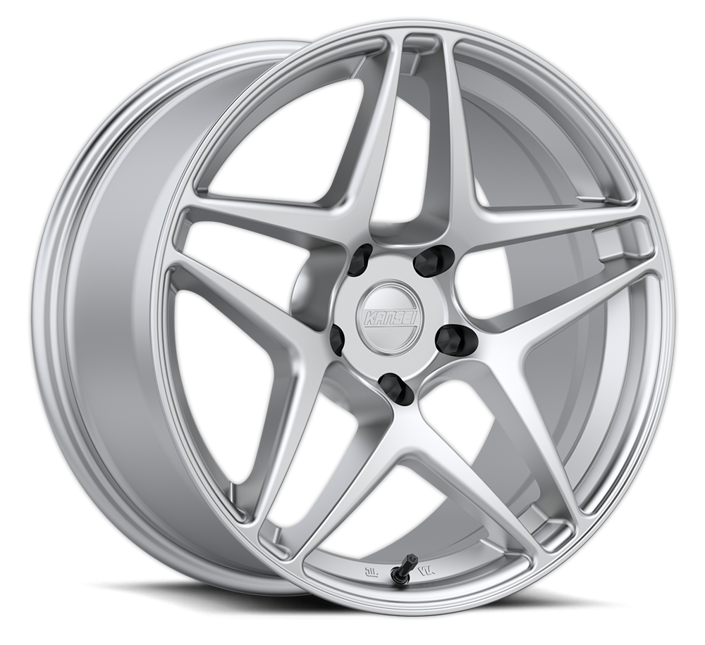 K15H ASTRO Wheel, Size: 18" x 9", Bolt Pattern: 5 x 114.300 mm, Backspace: 5.87" [Finish: Hyper Silver]