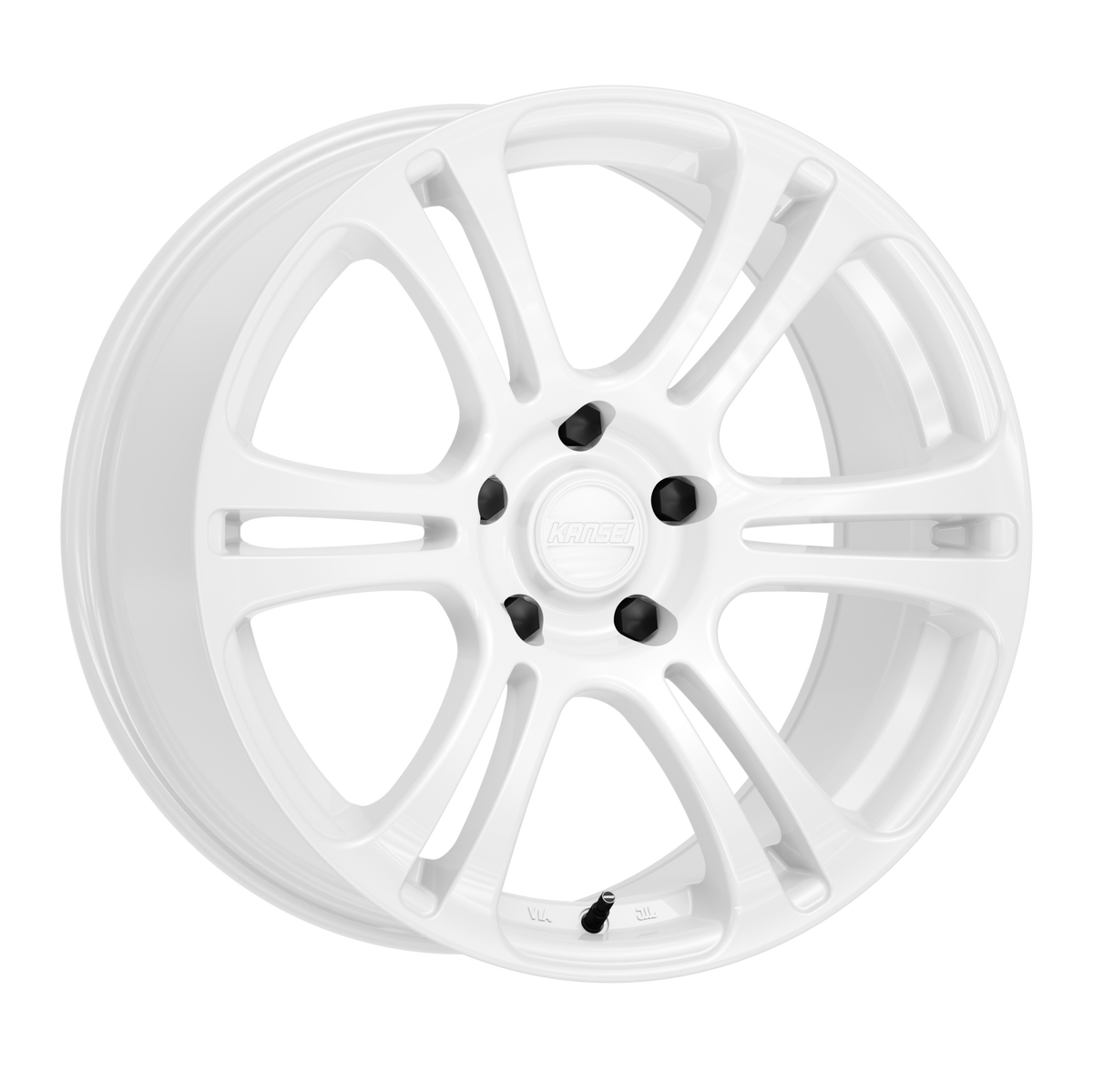 K16W NEO Wheel, Size: 18" x 10.50", Bolt Pattern: 5 x 100 mm, Backspace: 6.22" [Finish: Gloss White]