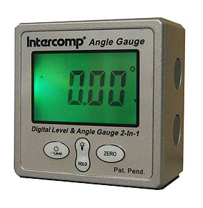 Digital Angle Gauge Large LCD Display Magnetic Base