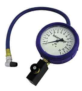 Fill, Bleed, & Read Air Pressure Gauge 4" Face