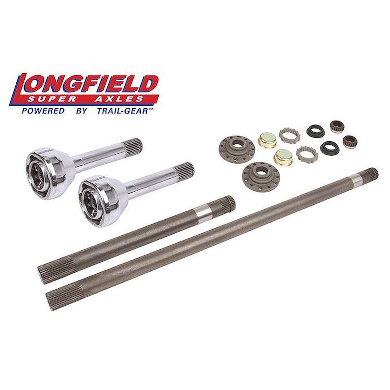 301724-1-KIT Birfield/Axle Super Set, Longfield 30 Spline (+3 Pickup/4 Runner) Gun Drilled