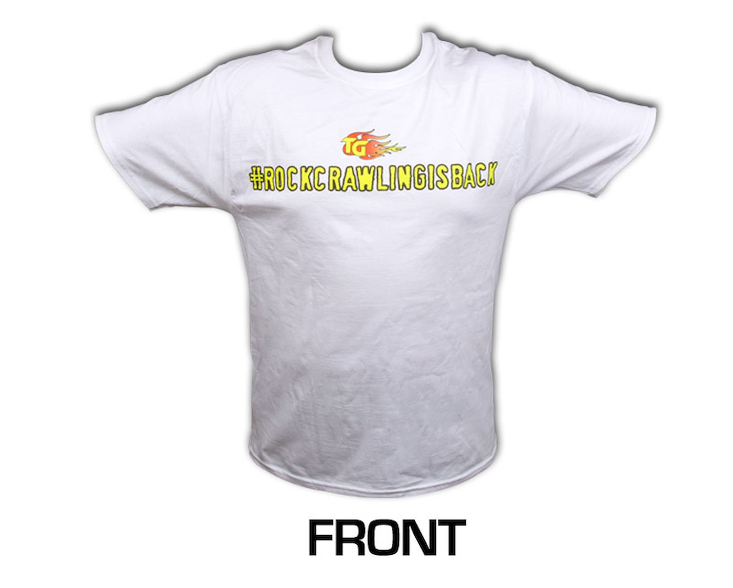 Short Sleeved White Shirt #rockcrawlingisback XX-Large