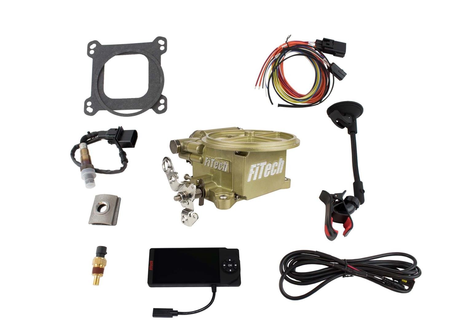 FiTech 39001: Go EFI 400 HP 2-Barrel Throttle Body System Basic Kit - JEGS