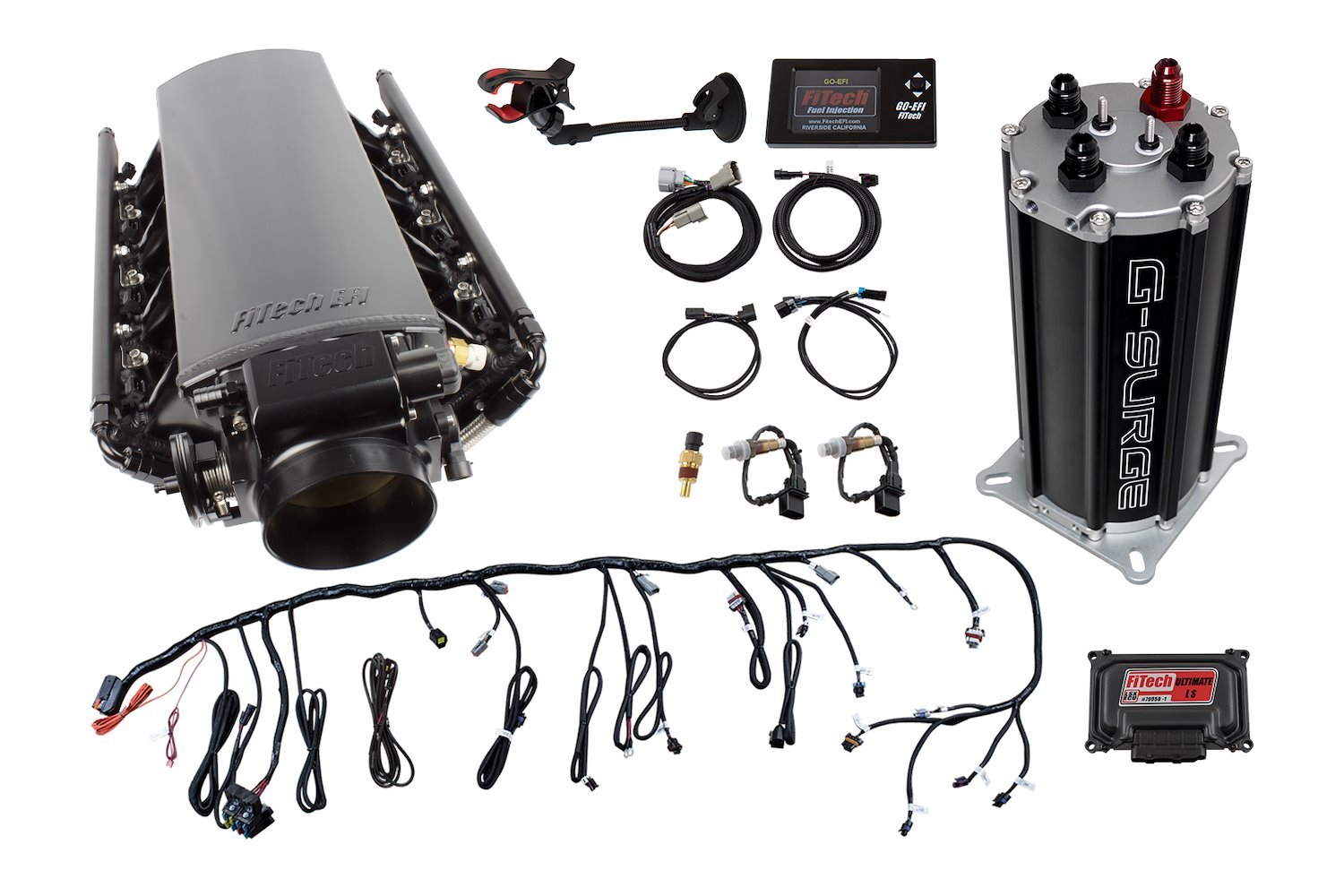 Ultimate LS EFI Induction System LS1/LS2/LS6 750 HP	with HyperFuel Single Pump G-Surge Tank