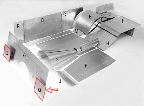 Aluminum Firewall Corners Q