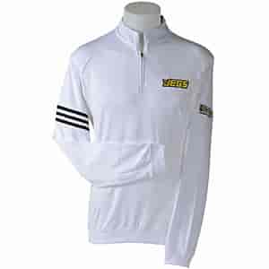 JEGS O32679 2X JEGS Adidas 3 Stripes 1/2 Zip Mock  