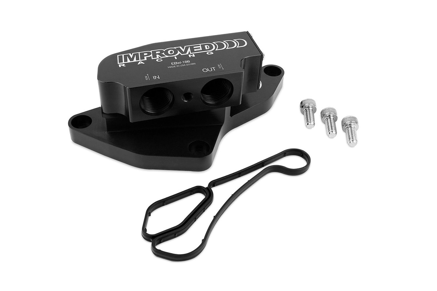 EBW-100-T6 Oil Cooler Adapter For BMW Engines, 200-degrees F Thermostat